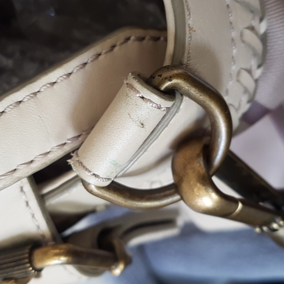 Burberry Smoked Check Coated Canvas Tassel Tote Bag - Picture 12 of 16